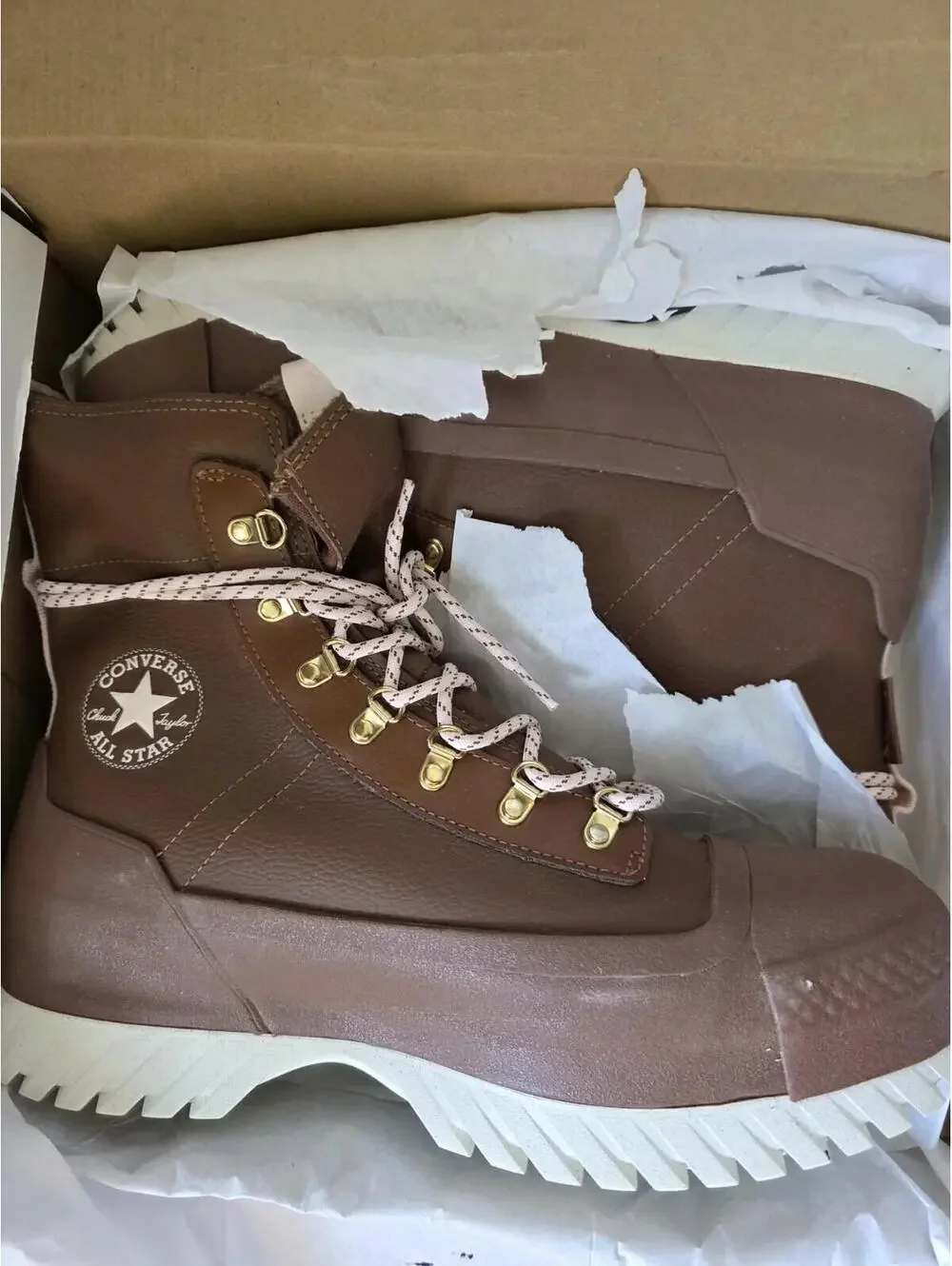 Chuck Taylor All Star Lugged 2.0 CC X-Hi Waterproof Brown W 7.5/ M 5.5